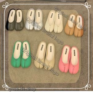 Moda Slippers Bailamos Women Tabi Ninja Cozy Flats Split toe pomothers femme Mary Jeans Mocasines Designer Ladies Ballerina Sapatos Mujer 721