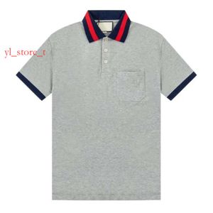 Herrendesigner-Shirts Polo-Shirts Hochwertige Modemarke Kurzarm Herren Sportswear Casual Polo T-Shirt Slim Fit Designer Übergroße T-Shirts 7767