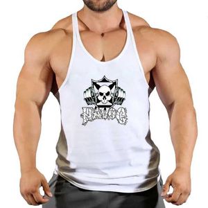 Tanques masculinos Tops de fitness gin Summer Fitness Muscular Muscular Gym A vestes fitness renda up colete algodão Y-encobrável Sports Sports Sportsl2404