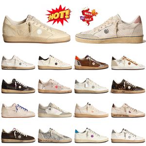 Top -Qualität Womens GGDG Ball Star Golden Goode Sneakers Low og Original Italien Marke handgefertigt Designer lässige Schuhe Luxus Blau Wildleder Leder Upper Plattform Sneaker