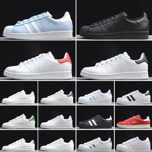 Originals Superstar Running Shoes White Hologram Iridescent Red Gold Gold 80s 80s Sneakers Super Star Lady Men Sport Casual Shoe 36-45