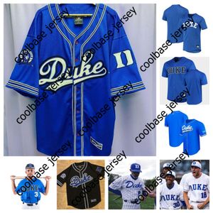 Duke Blue Devils 43 Cole Hebble 24 Chad Knight 13 Девин Оби 45 Joshua Solomon Baseball Jersey 30 Эндрю Ю 12 Джонатан Сантуччи Бейсбол Джерси на заказ сшит