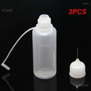 Storage Bottles 2PCS Portable Liquid Juice Versatile Needle Tip Childproof Dropper For Liquids 10-50ml Multi-functional