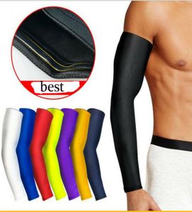 Running Basketball Armband Extended Sport Elbow Sleeve Pad Compression Arm Warmer Elbow Protector Brace Support för MEN1993385