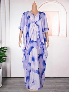 Casual Dresses Elegant Women Long African Dashiki Print Robe Wedding Party Prom Gown Shirring Loose Boubou Dubai Kaftan Abayas Outfits