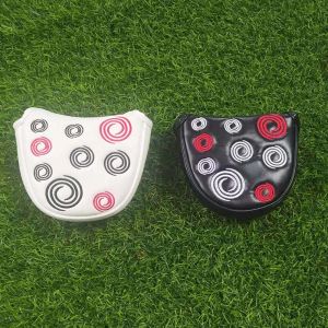 Produkty Golf Mallet Putter Covers Syntetyczne skórzane kolory multi -stylowe nagłówka magnetyczna spersonalizowana okładka głowy golfa