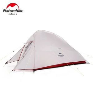 Nature Hike Cloud Up 2 Series Ultralight Ultralight ao ar livre tendas com tapete livre para pessoas NH17T001-T 240422