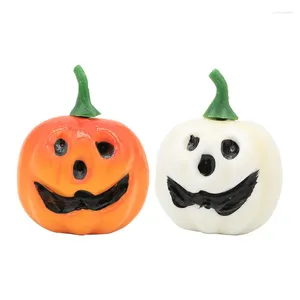 Decorazione per feste 12 pezzi/set simulazione decorazione di zucca decorazioni da tavolo di halloween decorazioni di schiuma per piccoli viso