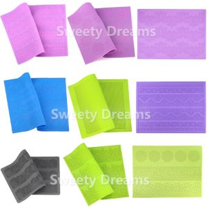 Moulds 18 Style Silicone Mold Lace Mat Fondant Cake Decorating Tools Biscuits Cupcake Sugar Lace Wedding Cake Baking Mat