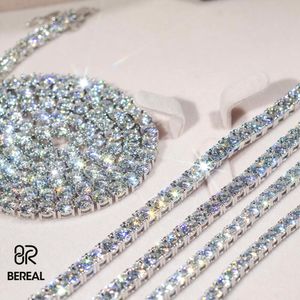 Factory Price In Stock 5Mm VVS Moissanite Diamond Tennis Chain Sier Hip Hop Necklace Bracelet Set For Women Men Jewelry