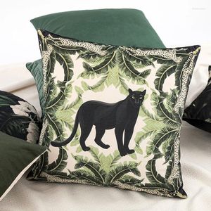 Pillow Green Jungle Series Decorative Brophases Cover Premium Home Products