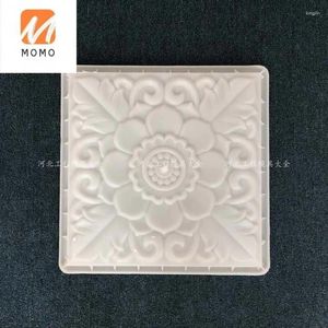 Tanta de mesa em chinês estilo antigo estilo escultura plástica molde pátio decoração pavimentação piso de piso de sombra cimento cimento Modelo de alívio