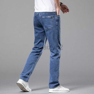 Herren Jeans New Jeans Herren Slim Fit Casual Jeans Edition Trendy Herren Frühling/Sommer Dünne gerade Beinhosen Plus Size Hosen