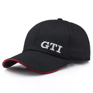 Voleybol 2019 Yeni Moda Yüksek Kaliteli Beyzbol Kapağı GTI Mektup Nakış Gezinti Şapka Erkek Kadın Yarış Araba Logosu Siyah Pamuk Spor Şapkaları