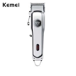 Hair Trimmer Kemei KM-1998 Professional Senior Barber Mens Edition 2000mah Battery Super Strong Light Tyst SHOP Q240427