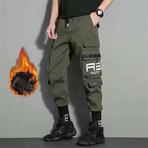 Herrenhosen Herren Frachthosen mit mehreren Taschen und Kordelhose Outdoor Herren Sporthosen Herren Hip-Hop Jogging Pantl2404