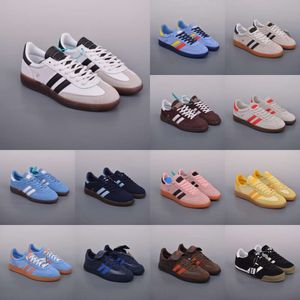 Handballs Spezially Navy Running Shoes Woman Men Almost Yellow Black Grey Brown Gum Light Blue White Clear Pink Arctic Night Sneakers