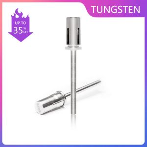 Bits 3/32" Tungsten Mandrel Bit EasyOff Nail Drill Bits Sanding Bands Shaft for EFile Nail Sanders Manicure Nail Tools