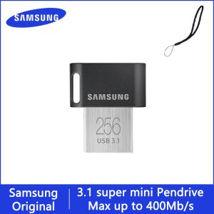 Sürücüler Samsung Pendrive 128GB 64GB 32GB 256GB MINI USB Flash Sürücü 400m Kalem Sürücüsü 3.1 USB Stick Disk Telefon için Anahtar Bellekte