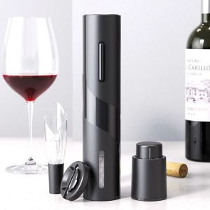 Açıcılar Elektrikli Şarap Açacağı Şarj Edilebilir Otomatik Tirbuşma Screw Creative Wine Bote Açıcı USB Şarj Kablosu Evi Kullanımı için