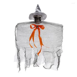 Party Decoration Halloween Hanging Ghost Hat Cute Front Yard Courtyard Lawn Garden Holiday Props Birthday Wedding Cosplay