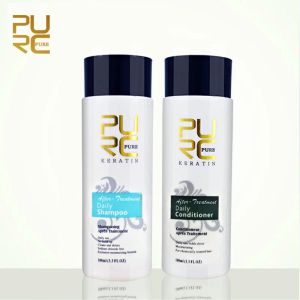 Shampoo purc shampoo e balsamo per raddrizzare i capelli raddrizzando i set di cura dei capelli per femmina e maschio 200ml