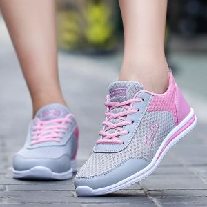 Boots New Women's Vulcanized Shoes Casual Mesh Sneakers Women Flat Women Shoes Sneakers Ladies Breathable Basket Female Shoes Female