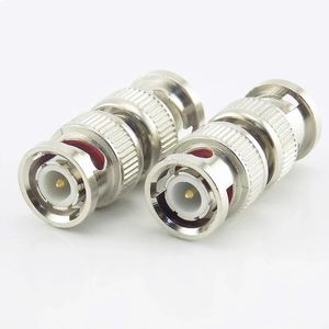 1PCS BNC Connector Adapter RF Convertor Male para BNC Couplador masculino para RG59 CCTV Camera Segurança Sistema de Videoveillance