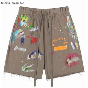 New Mens Gallerydept Shorts Fashion Designer Pants Sweat Pant Speckled Gallerydept Short Men's Women's Loose Casual Short 6132