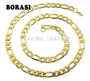 Custom Size 6mm 8mm size 20quot 36quot Long Women And Men Necklaces Jewelry Stainless Steel Figaro Chain Fashion Jewelry12368539