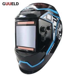 Big View Eara 4 Arc Sensor Din5-Din13 Solar Auto Darking Tig Mig Slipning True Color Welding Mask/Welder Cap/Welding Helmet 240423