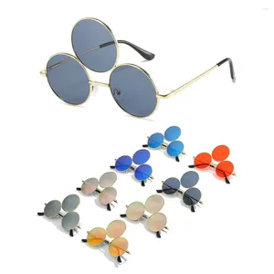 Outdoor Eyewear Novel Cosplay Erlang God Chinese Style Three Eyes Glasses Third Eye Sunglasses