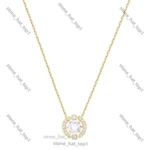 Swarovskis Necklace Designer Women Top Quality Pendant Necklaces Flowing Light Colorful Diamond Necklace Element Crystal Rainbow Collar Chain for Women 1349