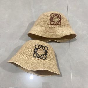 Mulheres tecidas Bucket Hat Beach Sunshats Fashion Fashion Packable Fishing Hats para a primavera do verão