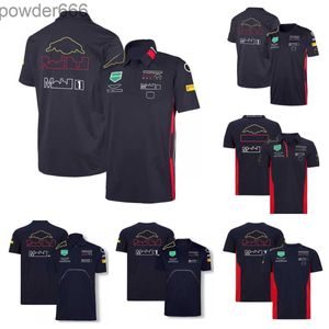 F1 Racing Model Clothing Tide Brand Team Perez Cardigan Polo Shirt Polyester snabbtorkande motorcykelriddräkt med SA 3T4C