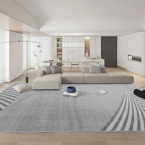 Ковры геометрические абстрактные серые ковры легкие роскошные большие коврики гостиной