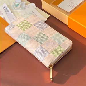 24SS Women Zippy Long Wallets damiervicetine Handbag Luxurys Designers Bag Ladies Travel Wallet Coin Purse With original box N40748 Kjvui