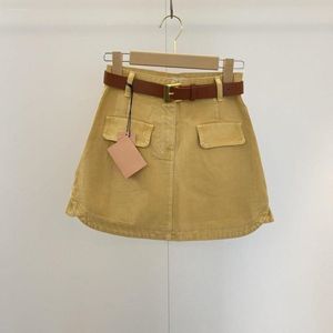 Fashion Age-reducing Skirts Denim Casual Skirt Style College Short Khaki Pqrci