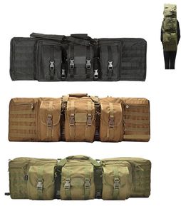 36 42 47 polegadas Backpack Backpack Backpack Rifle Double Airsoft Bag ao ar livre Acessórios de caça a bolsas de transporte J12095556474