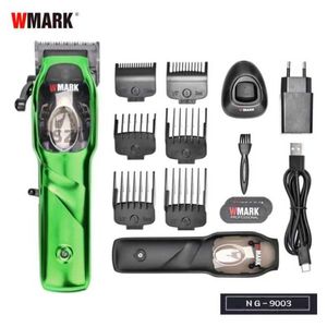 Haarschneider Wmark NG-9003 Fünf-Sterne-Haarclip Professional Herren Bart Trimmer Kabelless Elektrisch Q240427