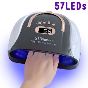 Kits Sun C4plus LED Lampe Nagel Trockner 57 LEDs UV Licht für alle Gelnägel polizeiliche professionelle Maniküre -Pediküre -Maschine Salon Ausrüstung