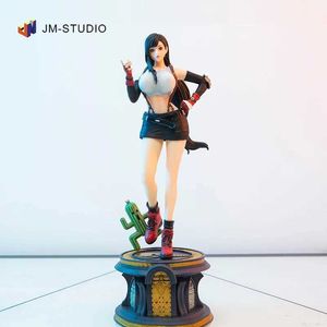 Anime Manga Final Fantasy Series Gk PPS Pink Tifa Lockhart Tifa Modelo de Mandelado Modelo de Mandelas Modelo de Estátua da Desktop Decoração Inventário de Presente