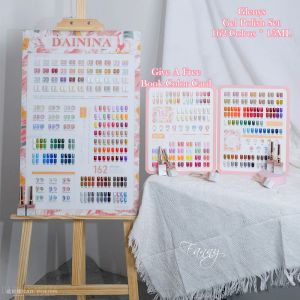 KITS GLENYS Nuovi 162 pezzi di smalto in gel misto Big Set Big Shiny Ice trasparente Solido Varrana a vernice mista mista Gel UV salone Gel Gel all'ingrosso