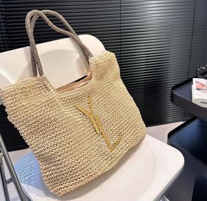 Соломенная сумка пляжная сумка для сумки дизайнер, выпадение сумки, сумка, icare lafite crain srate, а также большая сумка для торгов