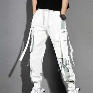 Men's Pants New mens cargo pants casual Trouser pocket street outfit jogger hip-hop harem pants fashionable mens multi pocket jacketL2404