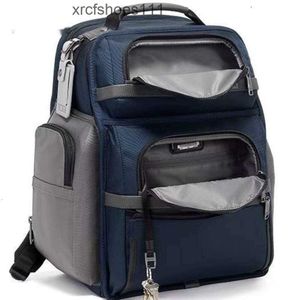 BLÅ MENS 2603578 TUMMII SERIE TUMMII Navy Backpack Pack Bookbag Grey Books Designer Handväska Kontrastväskor Alpha3 Mens mode Comput NGIS