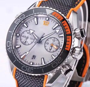 Sprzedawanie luksusowych men039s Specjalny projekt Dial Kwarc Chronograph Guma pasek Men039s Sport Waterproof Watch Rel6291319
