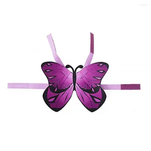 Cat Costumes Funny Butterflies Wing Design Pet Apparel Lovely Party Costume Strap (Purple)