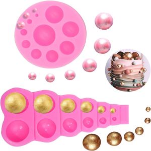 Stampi da 1 pc stampo in silicone stampo 3d a sfera perle stampi sapone semi sfera cioccolato stampo cottura di torte di decorazione utensili da cucina accessori da cucina