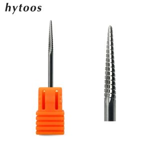 Bits HYTOOS Cone Carbide Nail Drill Bits 3/32" Cuticle Clean Nail Bit 3/32" Rotary Manicure Cutters Gel Removal Nails Accessories